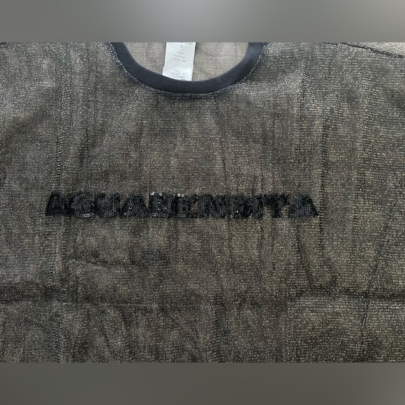 Agua Bendita Thera Streetwear Mesh Oversized Shirt Top Size Small Medium NWT - Picture 5 of 6